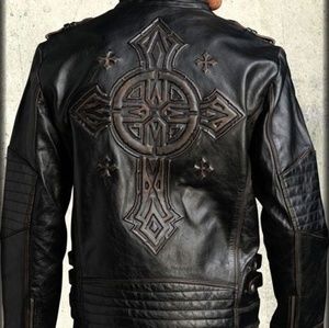 💯 Genuine Leather Limited Affliction Jacket